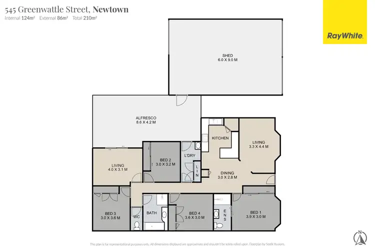 Floorplan of Homely house listing, 545 Greenwattle Street, Glenvale QLD 4350