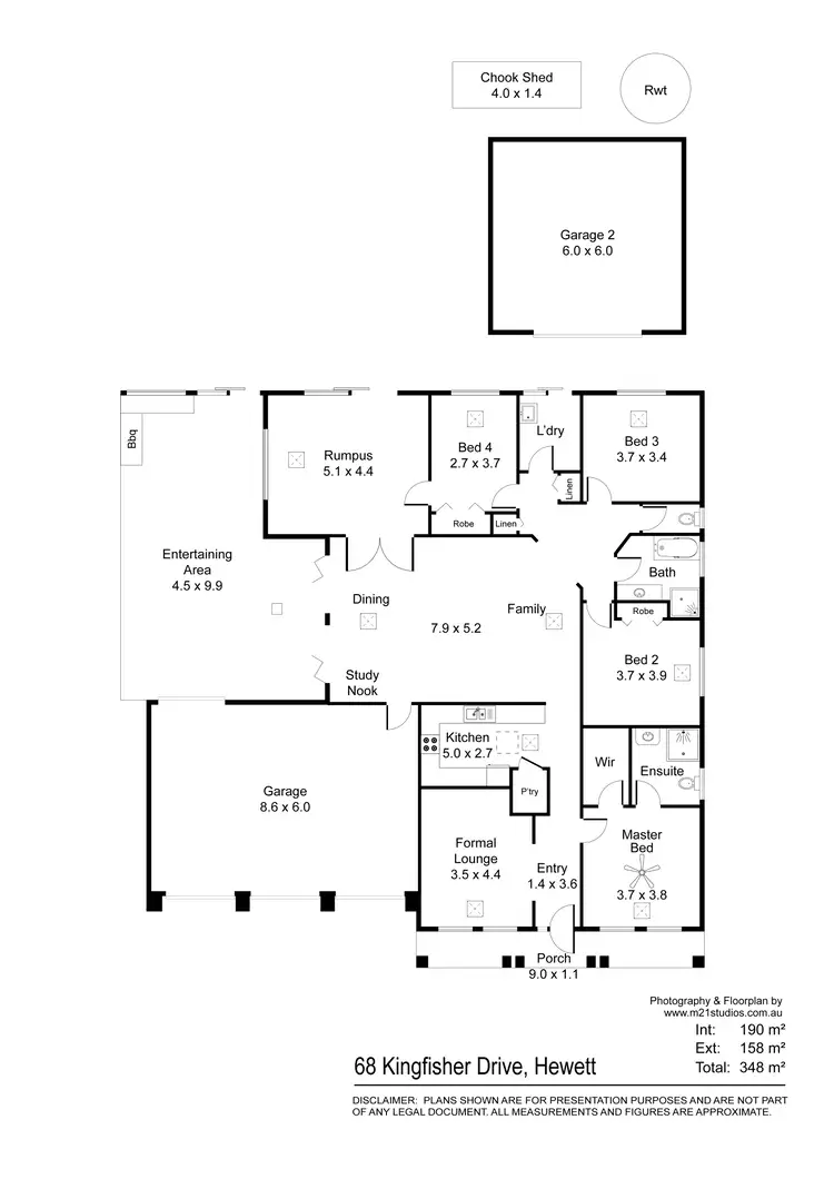 Floorplan of Homely house listing, 68 Kingfisher Drive, Hewett SA 5118