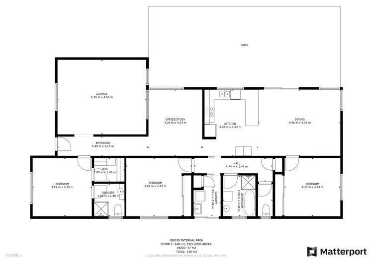 Floorplan of Homely house listing, 19 Wonnon Court, Swan Hill VIC 3585