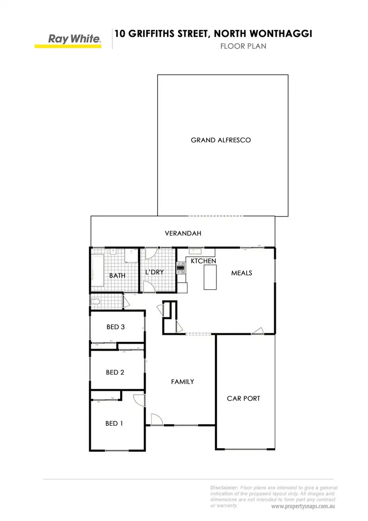 Floorplan of Homely house listing, 10 Griffiths Street, Wonthaggi VIC 3995