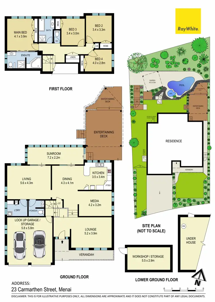 Floorplan of Homely house listing, 23 Carmarthen Street, Menai NSW 2234