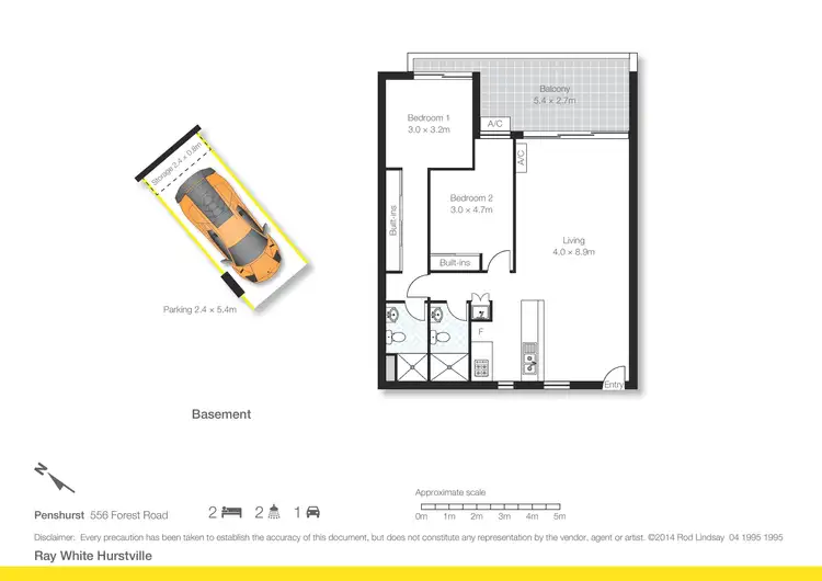 Floorplan of Homely apartment listing, 19/556 Forest Road, Penshurst NSW 2222