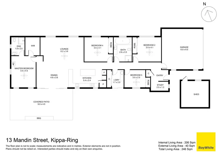 Floorplan of Homely house listing, 13 Mandin Street, Kippa-Ring QLD 4021