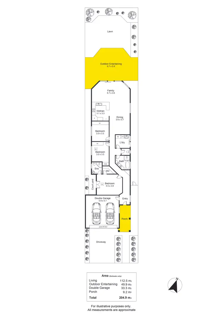 Floorplan of Homely house listing, 14A Brooklyn Avenue, Glenelg North SA 5045