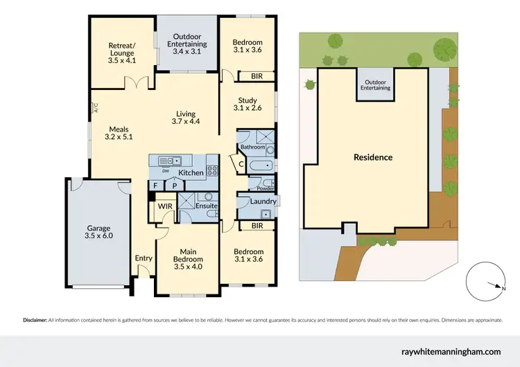 Floorplan of Homely house listing, 16 Fitzgerald Drive, South Morang VIC 3752
