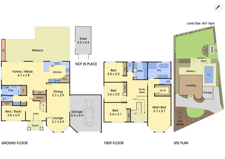 Floorplan of Homely house listing, 11 Gem Court, Diamond Creek VIC 3089