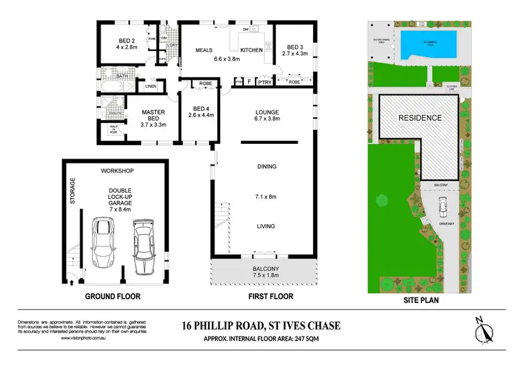 Floorplan of Homely house listing, 16 Phillip Road, St Ives NSW 2075
