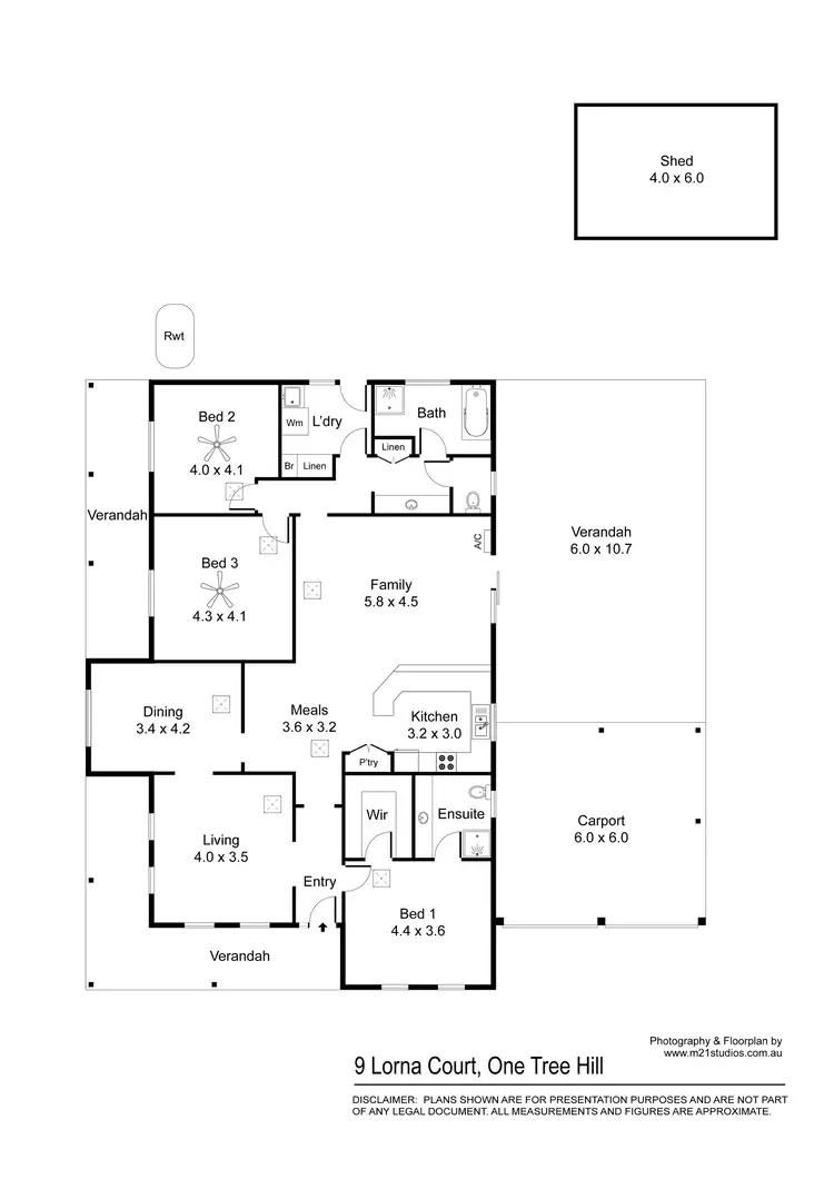 Floorplan of Homely other listing, 9 Lorna Court, One Tree Hill SA 5114