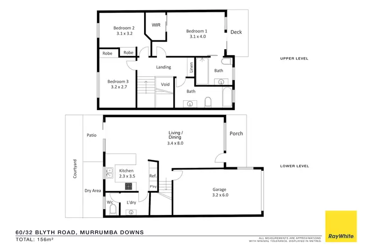 Floorplan of Homely townhouse listing, 60/32 Blyth Road, Murrumba Downs QLD 4503