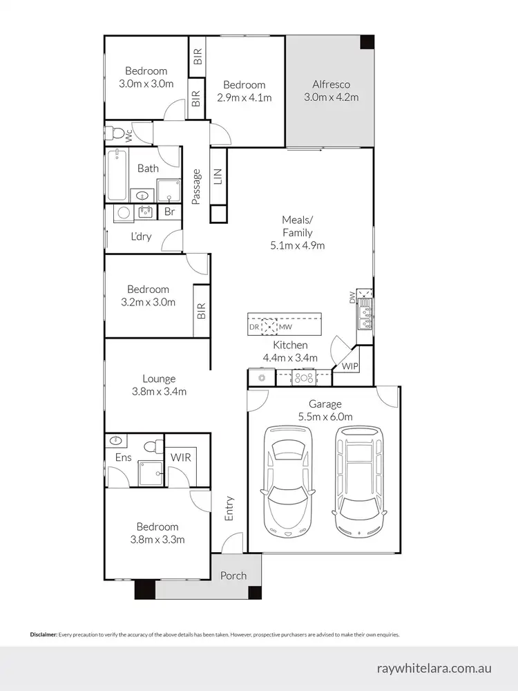 Floorplan of Homely house listing, 159 Kees Road, Lara VIC 3212
