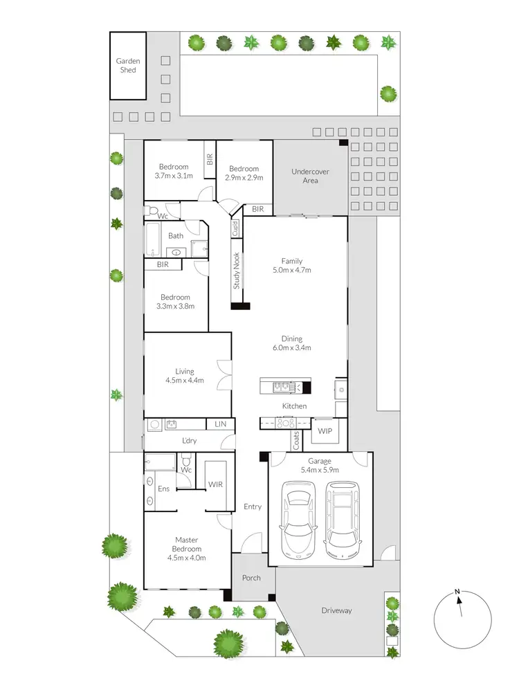 Floorplan of Homely house listing, 15 Majestic Way, Lara VIC 3212