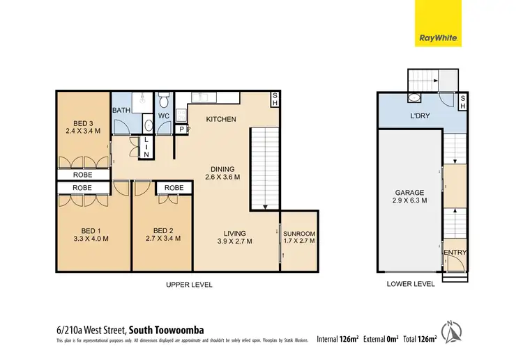 Floorplan of Homely unit listing, 6/210a West Street, South Toowoomba QLD 4350