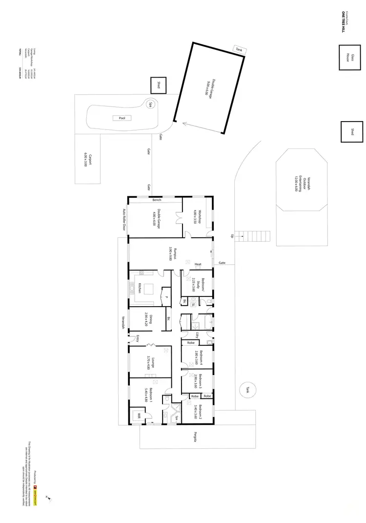 Floorplan of Homely house listing, 6 Lorna Court, One Tree Hill SA 5114
