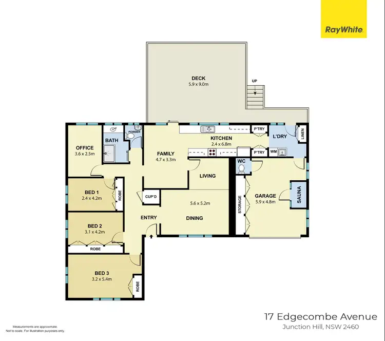 Floorplan of Homely house listing, 17 Edgecombe Avenue, Junction Hill NSW 2460