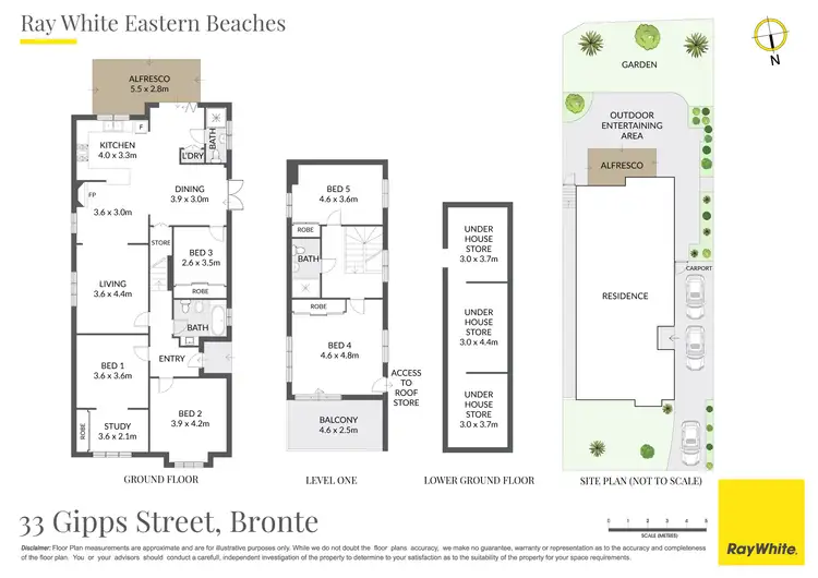 Floorplan of Homely house listing, 33 Gipps Street, Bronte NSW 2024