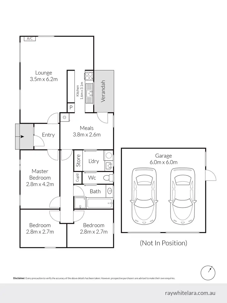Floorplan of Homely house listing, 7 Ayr Court, Corio VIC 3214