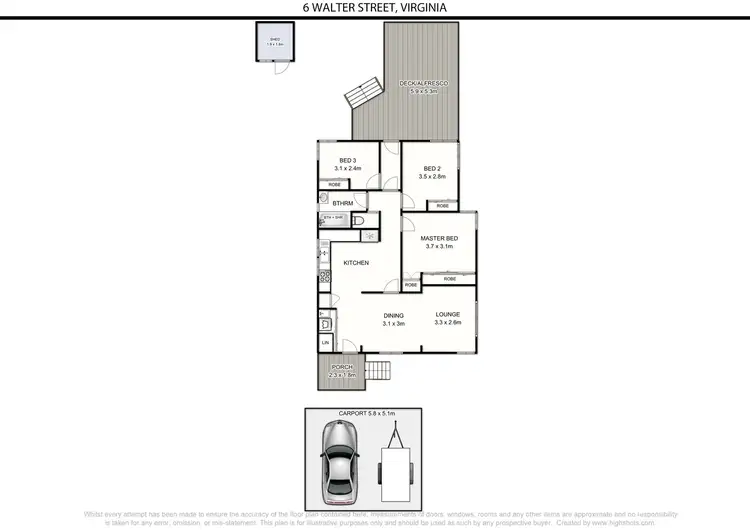 Floorplan of Homely house listing, 6 Walter Street, Virginia QLD 4014