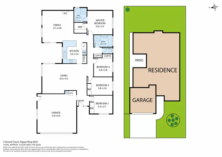 Floorplan of Homely house listing, 4 Strand Court, Kippa-Ring QLD 4021
