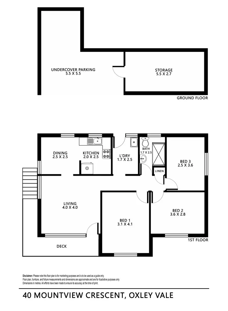 Floorplan of Homely house listing, 40 Mountview Crescent, Tamworth NSW 2340