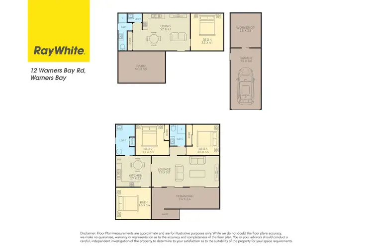 Floorplan of Homely house listing, 12 Warners Bay Road, Warners Bay NSW 2282