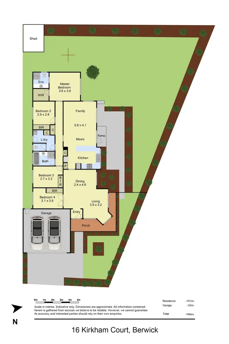 Floorplan of Homely house listing, 16 Kirkham Court, Berwick VIC 3806