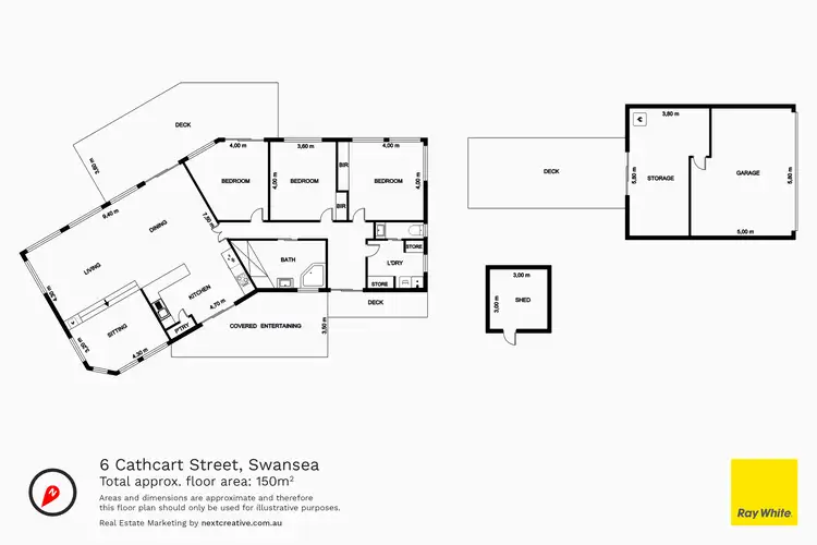 Floorplan of Homely house listing, 6 Cathcart Street, Swansea TAS 7190