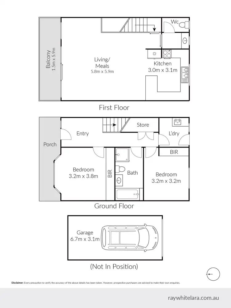 Floorplan of Homely house listing, 5/2 Selwyn Street, Lara VIC 3212