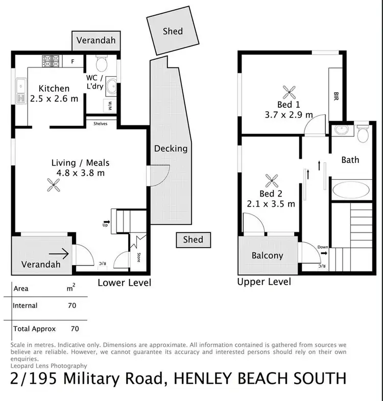 Floorplan of Homely house listing, 2/195 Military Road, Henley Beach South SA 5022