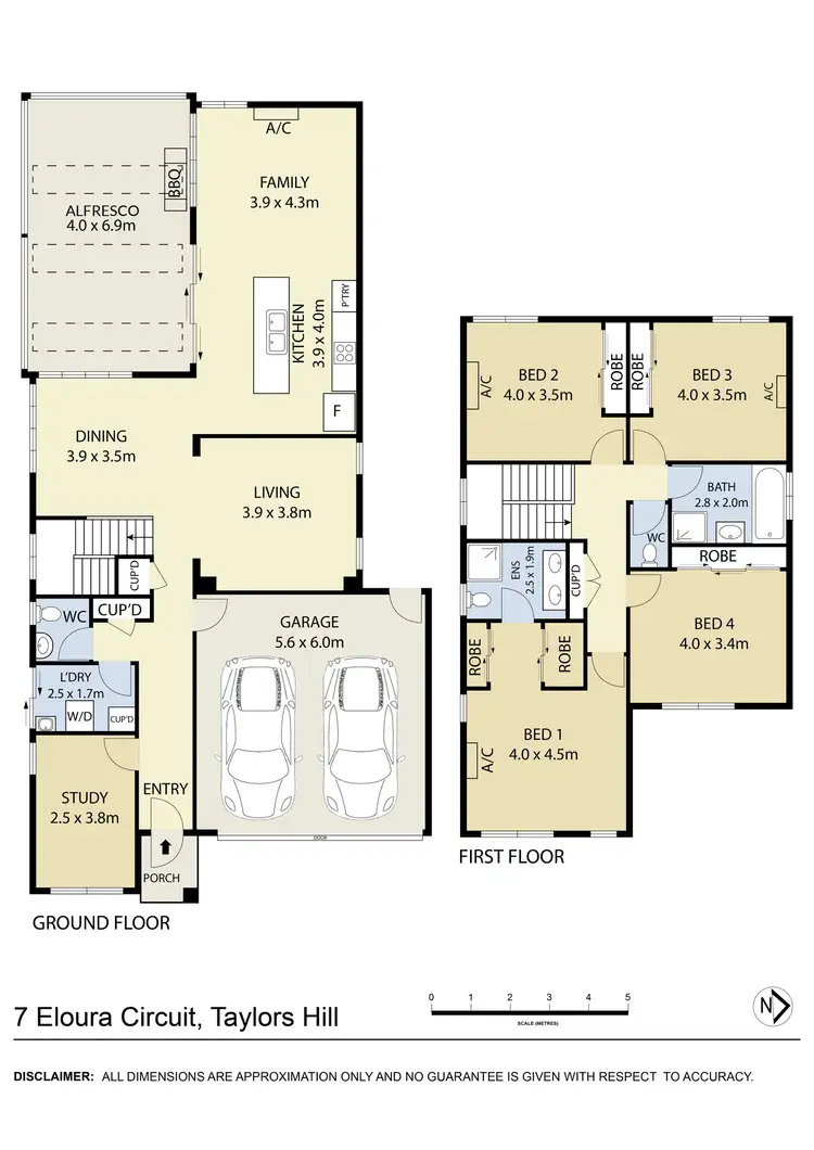 Floorplan of Homely house listing, 7 Eloura Circuit, Taylors Hill VIC 3037