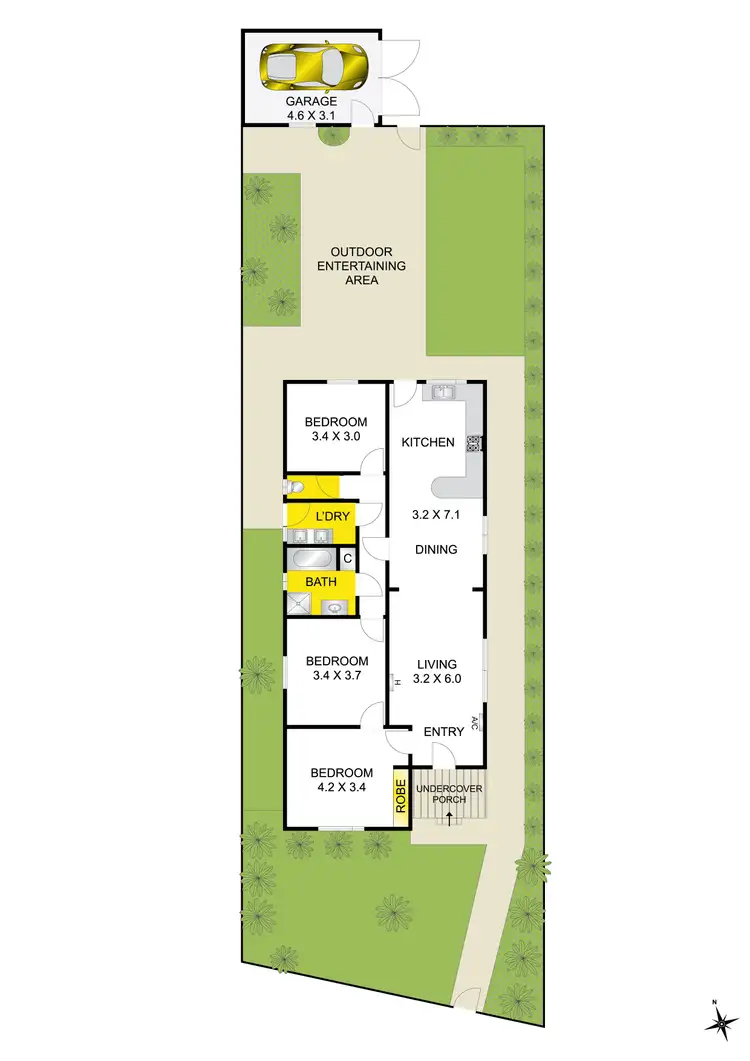 Floorplan of Homely house listing, 67 Carr Street, Geelong VIC 3220