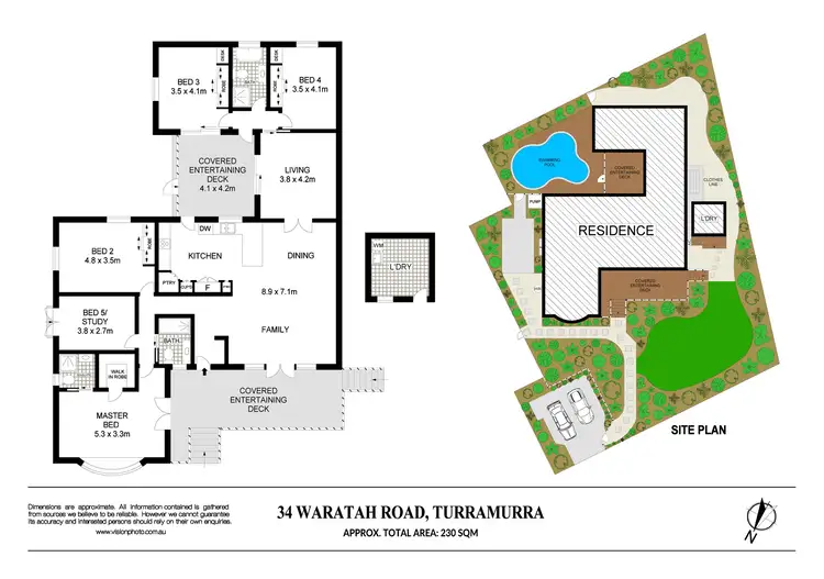 Floorplan of Homely house listing, 34 Waratah Road, Turramurra NSW 2074