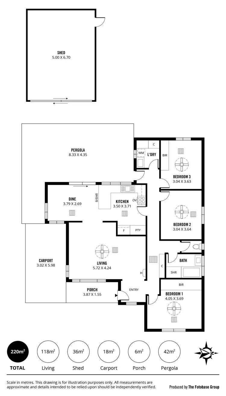 Floorplan of Homely house listing, 33 Young Street, Reynella SA 5161