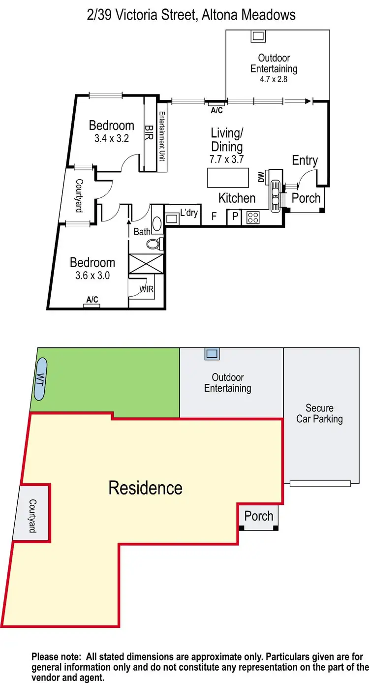Floorplan of Homely unit listing, 2/39 Victoria Street, Altona Meadows VIC 3028