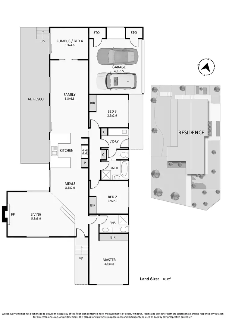 Floorplan of Homely house listing, 26 Coryule Road, Mount Martha VIC 3934