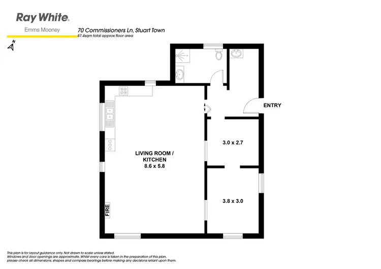 Floorplan of Homely rural property listing, 70 Commissioners Lane, Stuart Town NSW 2820