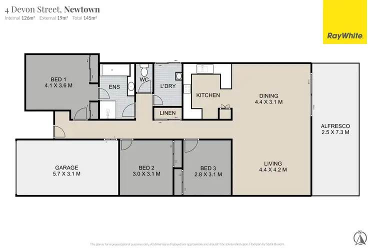 Floorplan of Homely house listing, 4 Devon Street, Newtown QLD 4350