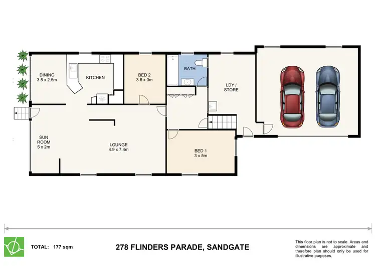 Floorplan of Homely house listing, 278 Flinders Parade, Sandgate QLD 4017