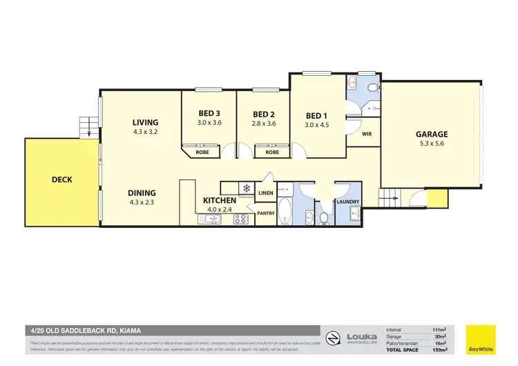 Floorplan of Homely villa listing, 4/29 Old Saddleback Road, Kiama NSW 2533