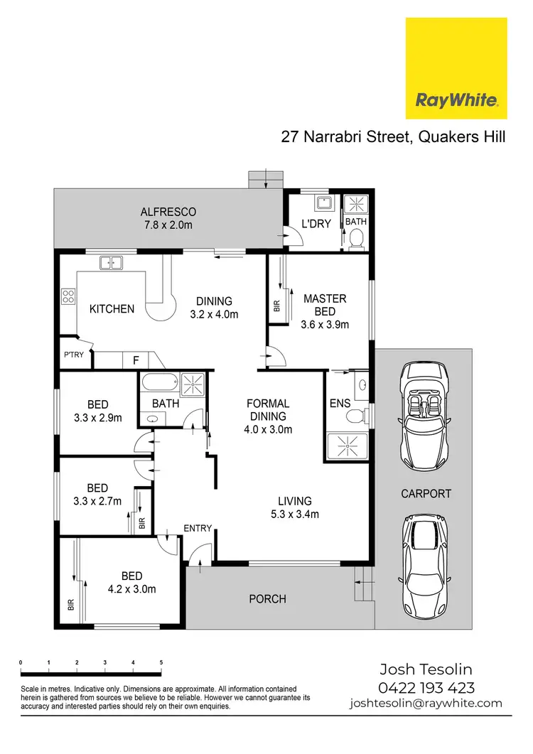 Floorplan of Homely house listing, 27 Narrabri Street, Quakers Hill NSW 2763