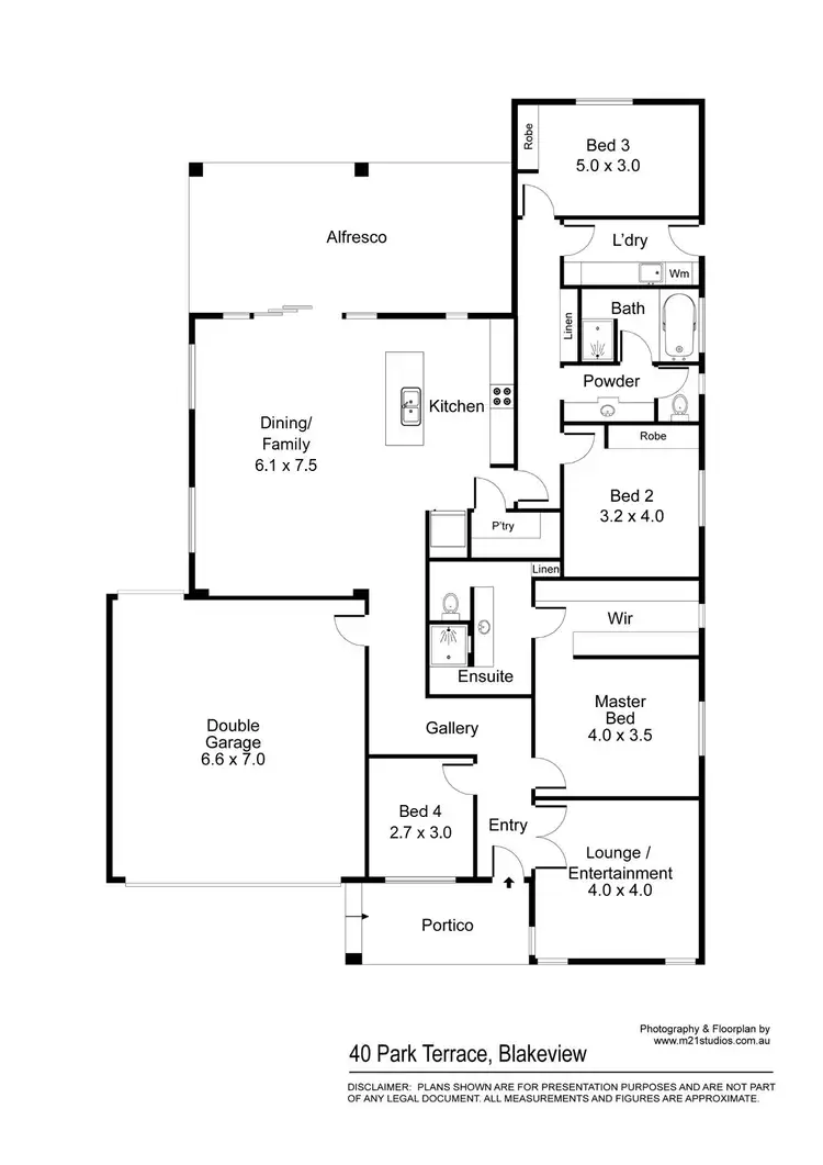 Floorplan of Homely house listing, 40 Park Terrace, Blakeview SA 5114