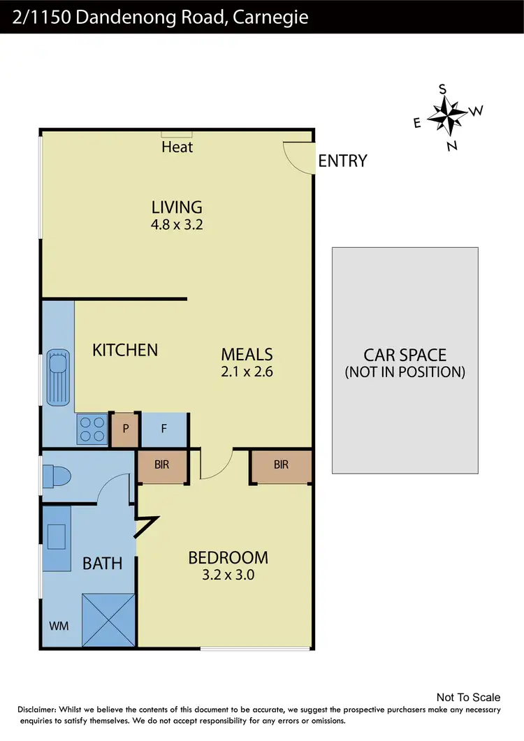 Floorplan of Homely apartment listing, 2/1150 Dandenong Road, Carnegie VIC 3163