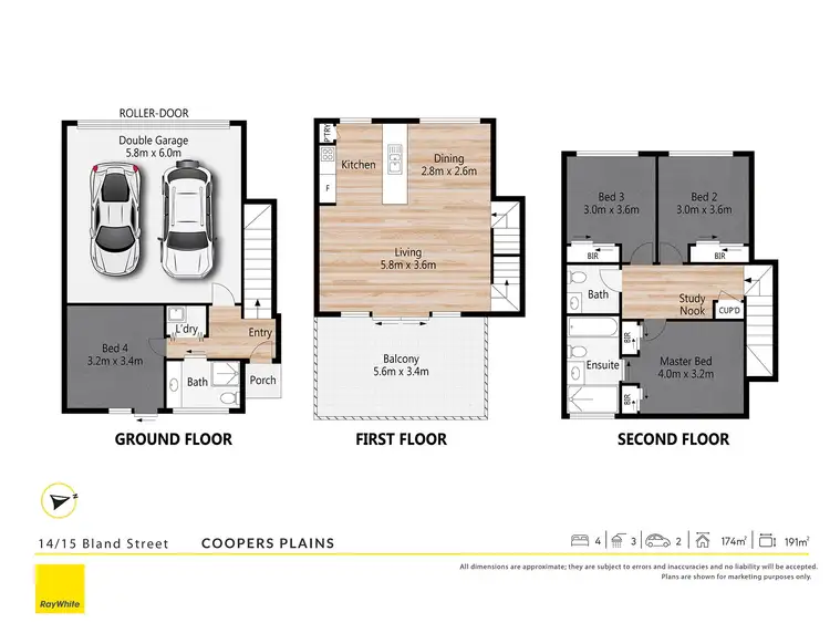Floorplan of Homely townhouse listing, 14/15 Bland Street, Coopers Plains QLD 4108