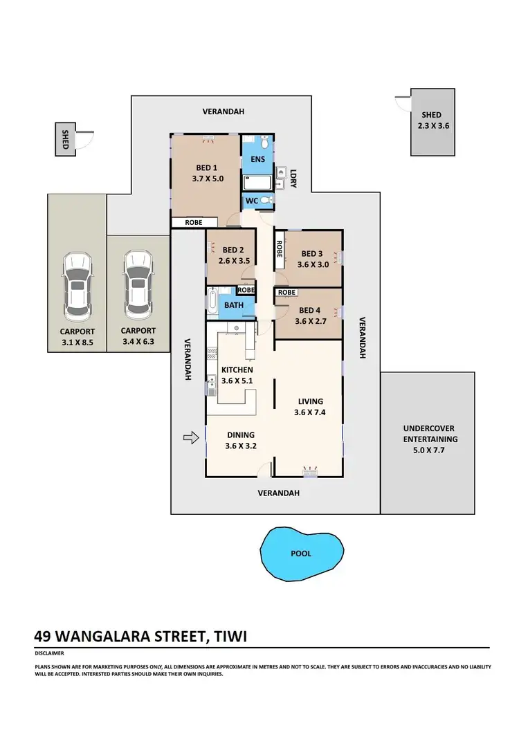 Floorplan of Homely house listing, 49 Wangalara Street, Tiwi NT 810