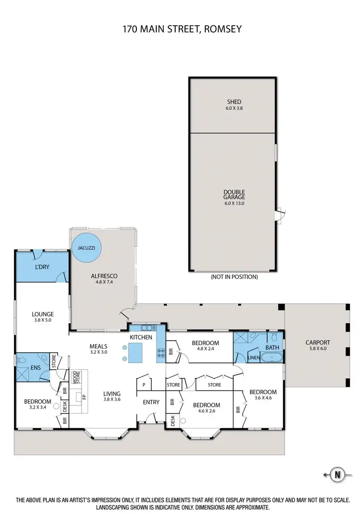 Floorplan of Homely house listing, 170 Main Street, Romsey VIC 3434