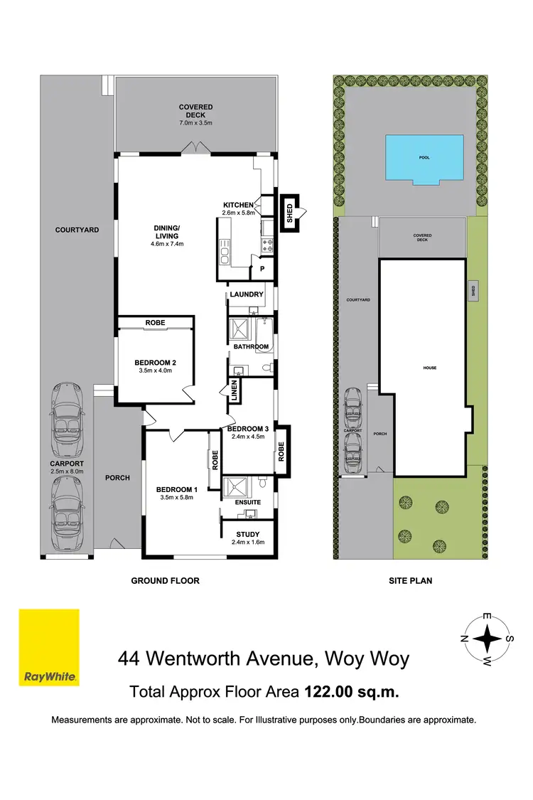 Floorplan of Homely house listing, 44 Wentworth Avenue, Woy Woy NSW 2256
