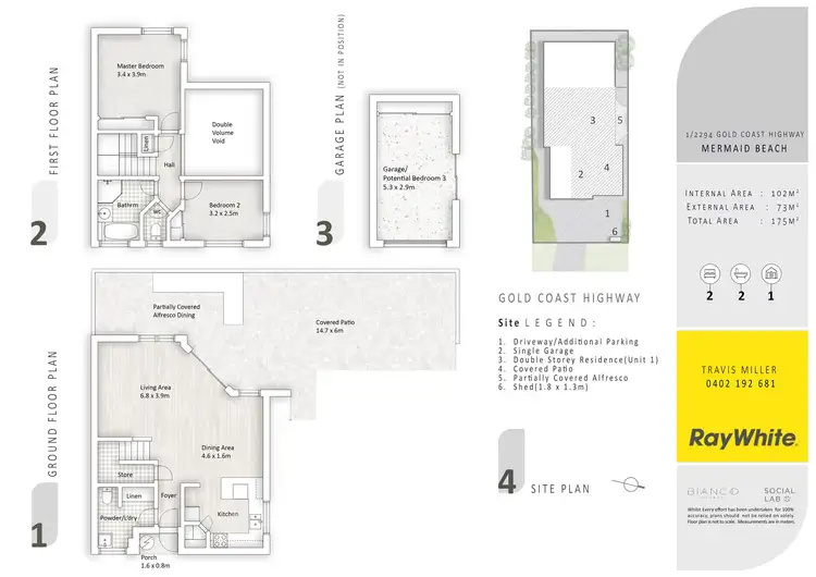 Floorplan of Homely apartment listing, 1/2294 Gold Coast Highway, Mermaid Beach QLD 4218