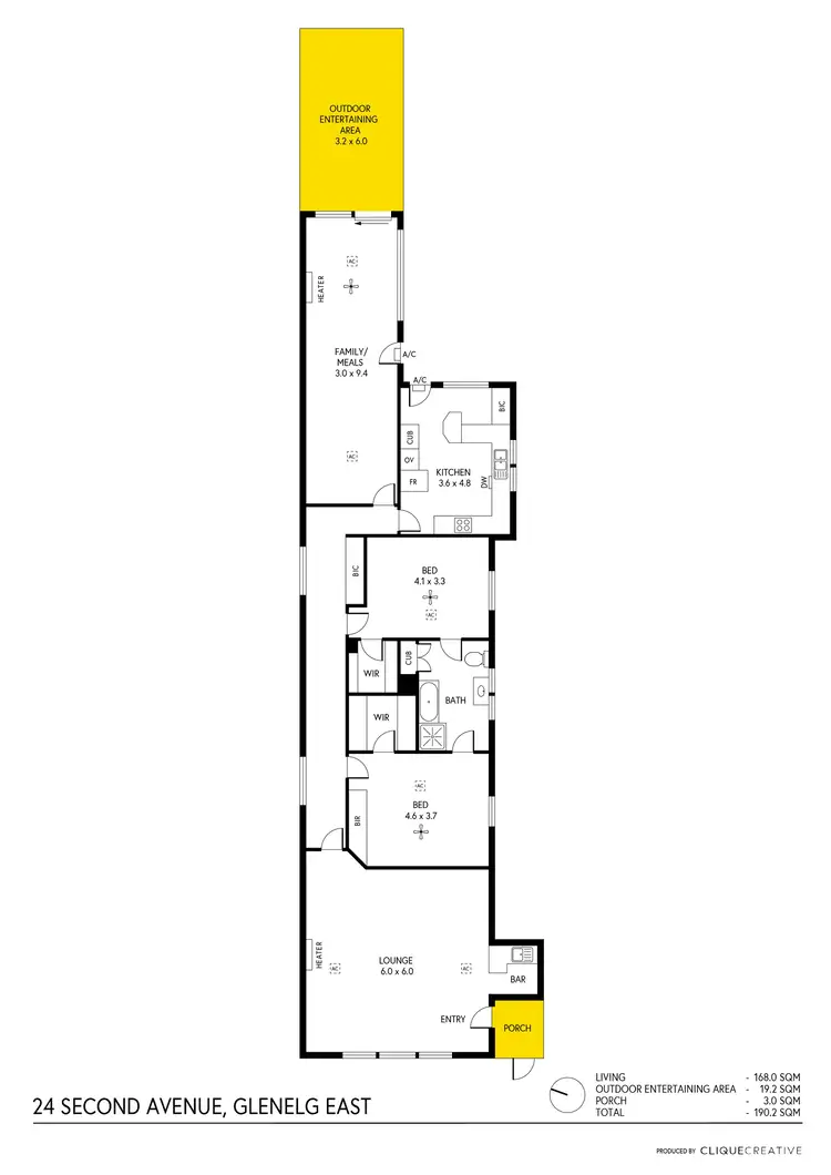 Floorplan of Homely house listing, 24 Second Avenue, Glenelg East SA 5045