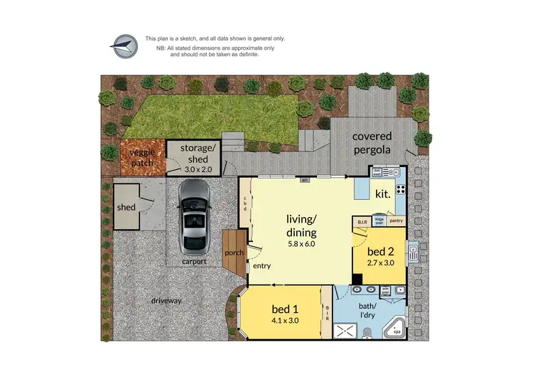 Floorplan of Homely unit listing, 2/109 New Street, Ringwood VIC 3134