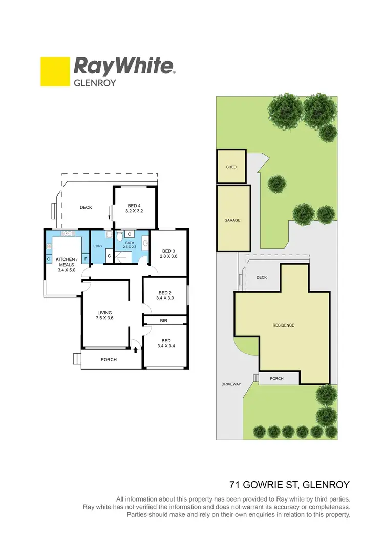 Floorplan of Homely house listing, 71 Gowrie Street, Glenroy VIC 3046