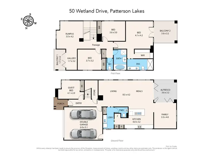 Floorplan of Homely house listing, 50 Wetland Drive, Patterson Lakes VIC 3197